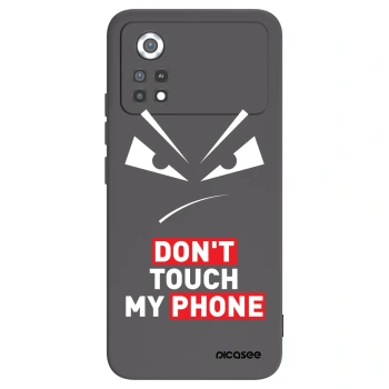 Picasee crna silikonska maskica za Xiaomi Poco X4 Pro 5G - Evil Eye - Transparent