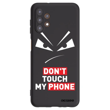 Picasee crna silikonska maskica za Samsung Galaxy A13 4G A135 - Evil Eye - Transparent