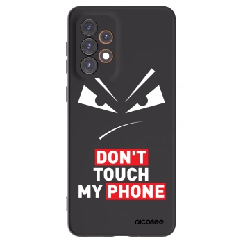 Picasee crna silikonska maskica za Samsung Galaxy A33 5G A336 - Evil Eye - Transparent