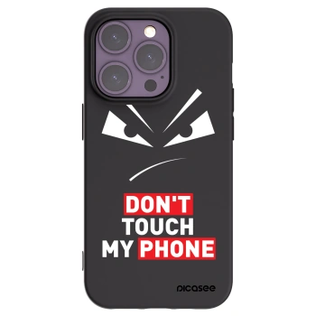 Picasee crna silikonska maskica za Apple iPhone 14 Pro - Evil Eye - Transparent