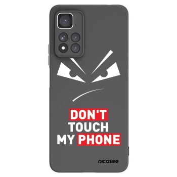 Picasee crna silikonska maskica za Xiaomi Redmi Note 11 Pro+ 5G - Evil Eye - Transparent