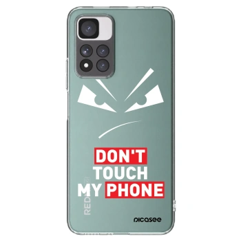 Picasee silikonska prozirna maskica za Xiaomi Redmi Note 11 Pro+ 5G - Evil Eye - Transparent