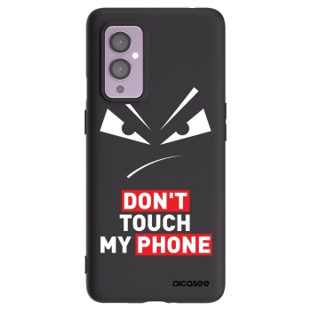 Picasee crna silikonska maskica za OnePlus 9 - Evil Eye - Transparent