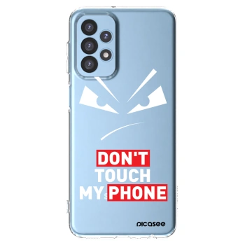 Picasee silikonska prozirna maskica za Samsung Galaxy A23 A235F 4G - Evil Eye - Transparent