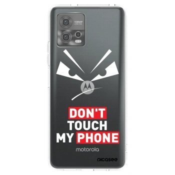 Picasee silikonska prozirna maskica za Motorola Moto G72 - Evil Eye - Transparent