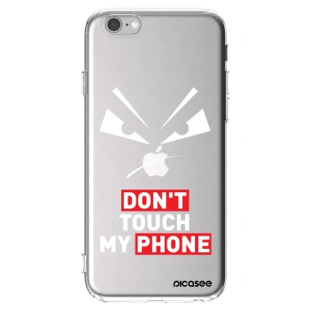 Picasee silikonska prozirna maskica za Apple iPhone 6/6S - Evil Eye - Transparent