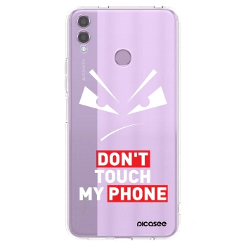 Picasee silikonska prozirna maskica za Honor 8X - Evil Eye - Transparent
