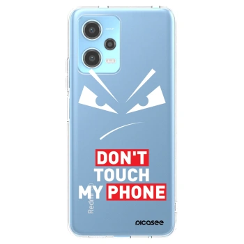 Picasee silikonska prozirna maskica za Xiaomi Redmi Note 12 5G - Evil Eye - Transparent
