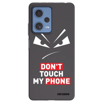 Picasee crna silikonska maskica za Xiaomi Redmi Note 12 Pro 5G - Evil Eye - Transparent