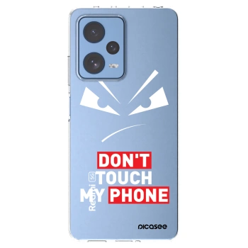Picasee silikonska prozirna maskica za Xiaomi Redmi Note 12 Pro 5G - Evil Eye - Transparent