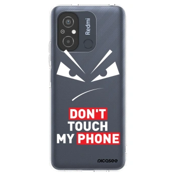Picasee silikonska prozirna maskica za Xiaomi Redmi 12C - Evil Eye - Transparent