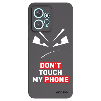Picasee crna silikonska maskica za Xiaomi Redmi Note 12 4G - Evil Eye - Transparent