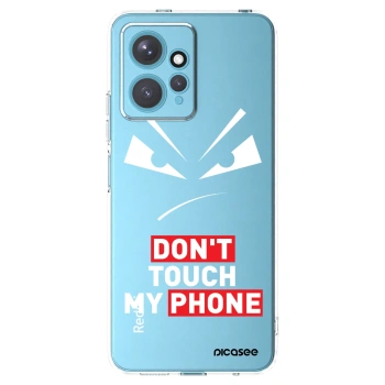Picasee silikonska prozirna maskica za Xiaomi Redmi Note 12 4G - Evil Eye - Transparent
