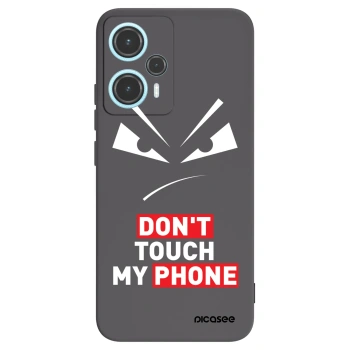 Picasee crna silikonska maskica za Xiaomi Poco F5 - Evil Eye - Transparent