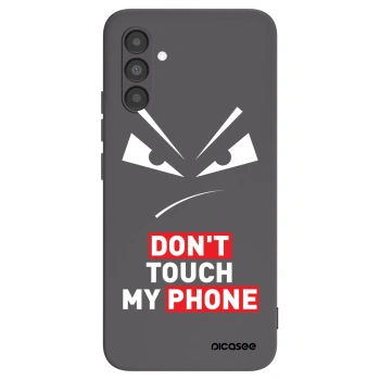 Picasee crna silikonska maskica za Samsung Galaxy A04s A047F - Evil Eye - Transparent