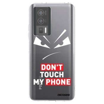 Picasee silikonska prozirna maskica za Xiaomi Poco F5 Pro 5G - Evil Eye - Transparent