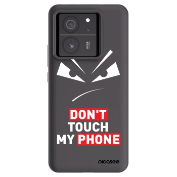 Picasee crna silikonska maskica za Xiaomi 13T - Evil Eye - Transparent