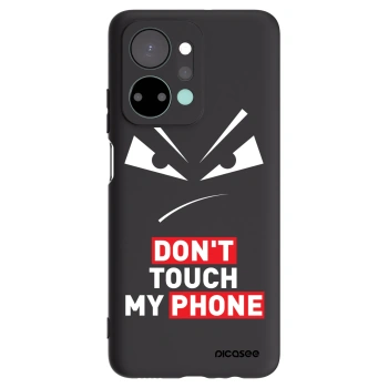 Picasee crna silikonska maskica za Honor X7a - Evil Eye - Transparent