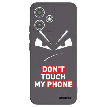 Picasee crna silikonska maskica za Xiaomi Redmi 12 5G - Evil Eye - Transparent