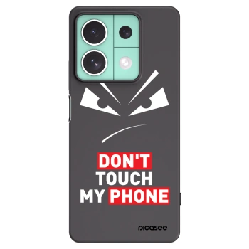 Picasee crna silikonska maskica za Xiaomi Redmi Note 13 5G - Evil Eye - Transparent