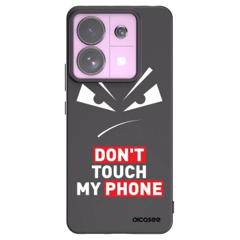 Picasee crna silikonska maskica za Xiaomi Redmi Note 13 Pro 5G - Evil Eye - Transparent
