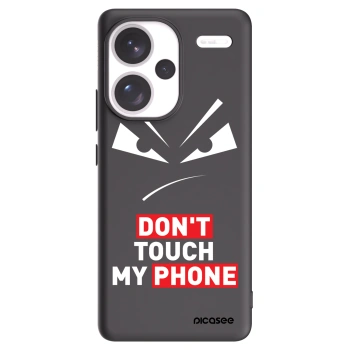 Picasee crna silikonska maskica za Xiaomi Redmi Note 13 Pro+ 5G - Evil Eye - Transparent