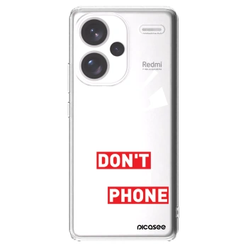 Picasee silikonska prozirna maskica za Xiaomi Redmi Note 13 Pro+ 5G - Evil Eye - Transparent