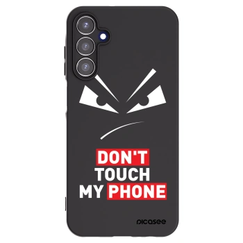 Picasee crna silikonska maskica za Samsung Galaxy A15 A156B 5G - Evil Eye - Transparent