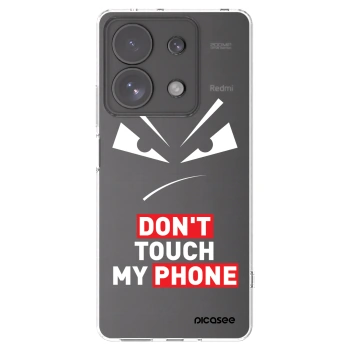 Picasee silikonska prozirna maskica za Xiaomi Redmi Note 13 Pro 4G - Evil Eye - Transparent