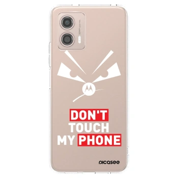 Picasee silikonska prozirna maskica za Motorola Moto G53 5G - Evil Eye - Transparent