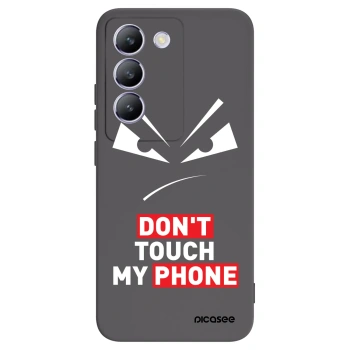 Picasee crna silikonska maskica za Vivo V40 SE 5G - Evil Eye - Transparent