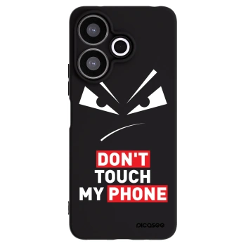 Picasee crna silikonska maskica za Xiaomi Redmi 13 4G - Evil Eye - Transparent
