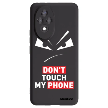 Picasee crna silikonska maskica za Honor 200 5G - Evil Eye - Transparent