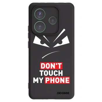 Picasee crna silikonska maskica za Xiaomi Redmi Note 14 5G - Evil Eye - Transparent