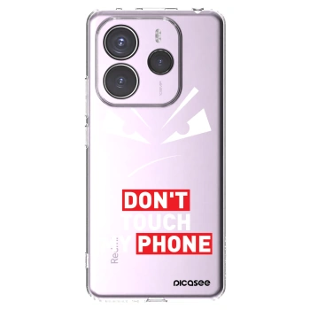 Picasee silikonska prozirna maskica za Xiaomi Redmi Note 14 5G - Evil Eye - Transparent