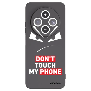 Picasee crna silikonska maskica za Xiaomi Redmi 14C - Evil Eye - Transparent