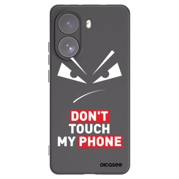 Picasee crna silikonska maskica za Xiaomi Poco X7 - Evil Eye - Transparent