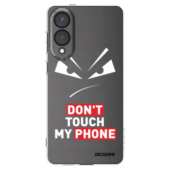 Picasee silikonska prozirna maskica za Samsung Galaxy S25 Edge 5G - Evil Eye - Transparent