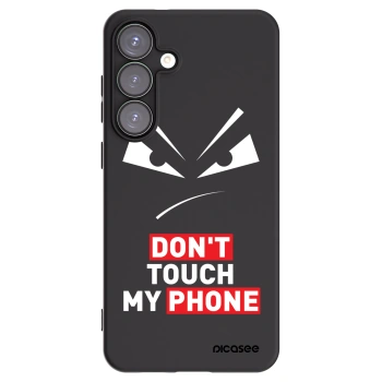 Picasee crna silikonska maskica za Samsung Galaxy S25+ 5G - Evil Eye - Transparent