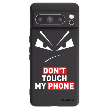 Picasee crna silikonska maskica za Google Pixel 8 Pro - Evil Eye - Transparent