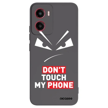 Picasee crna silikonska maskica za Motorola Moto G05 - Evil Eye - Transparent