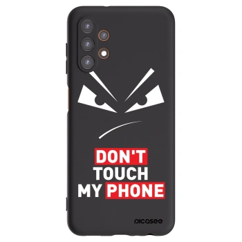 Picasee crna silikonska maskica za Samsung Galaxy A13 5G - Evil Eye - Transparent