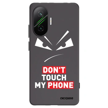 Picasee crna silikonska maskica za Xiaomi Poco F7 5G - Evil Eye - Transparent
