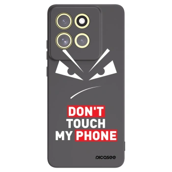 Picasee crna silikonska maskica za Motorola Moto G86 5G - Evil Eye - Transparent