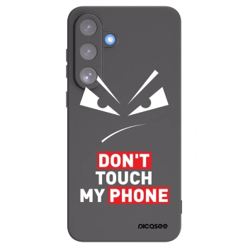 Picasee crna silikonska maskica za Samsung Galaxy S25 FE 5G - Evil Eye - Transparent