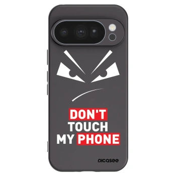 Picasee crna silikonska maskica za Google Pixel 10 Pro - Evil Eye - Transparent