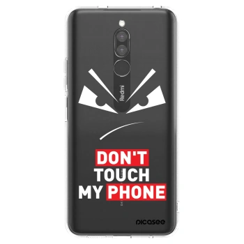 Picasee silikonska prozirna maskica za Xiaomi Redmi 8 - Evil Eye - Transparent