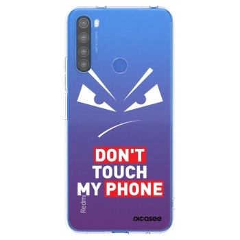 Picasee silikonska prozirna maskica za Xiaomi Redmi Note 8T - Evil Eye - Transparent
