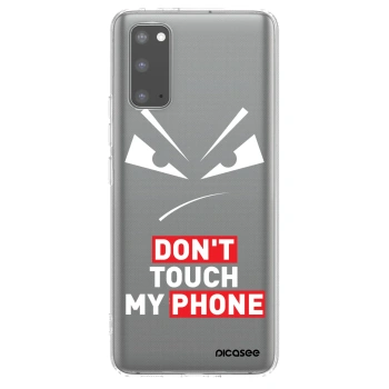 Picasee silikonska prozirna maskica za Samsung Galaxy S20 G980F - Evil Eye - Transparent