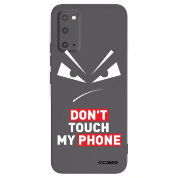 Picasee crna silikonska maskica za Samsung Galaxy S20 G980F - Evil Eye - Transparent